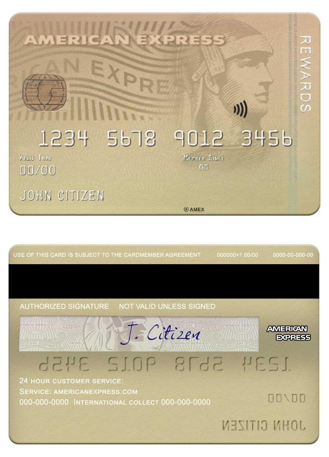 USA Ohio SUTTON bank Amex Membership Rewards Credit Card